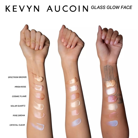 *NIB* KEVYN AUCOIN Glass Glow Face Gloss - Cosmic Flame - Multi-purpose Glow-gel - Picture 8 of 10